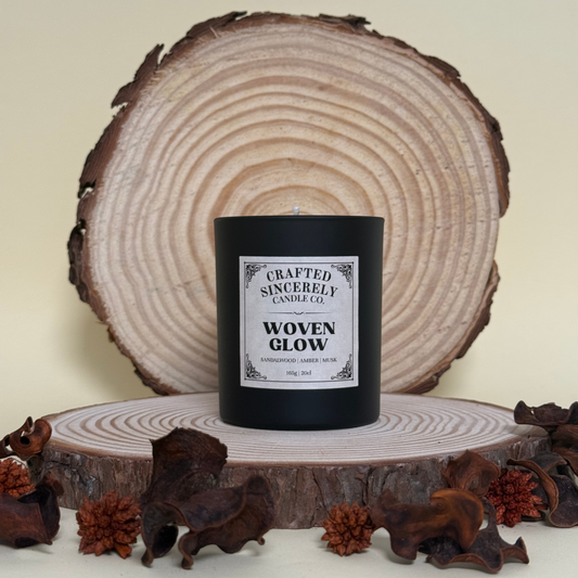 Woven Glow | Soy Wax Candle